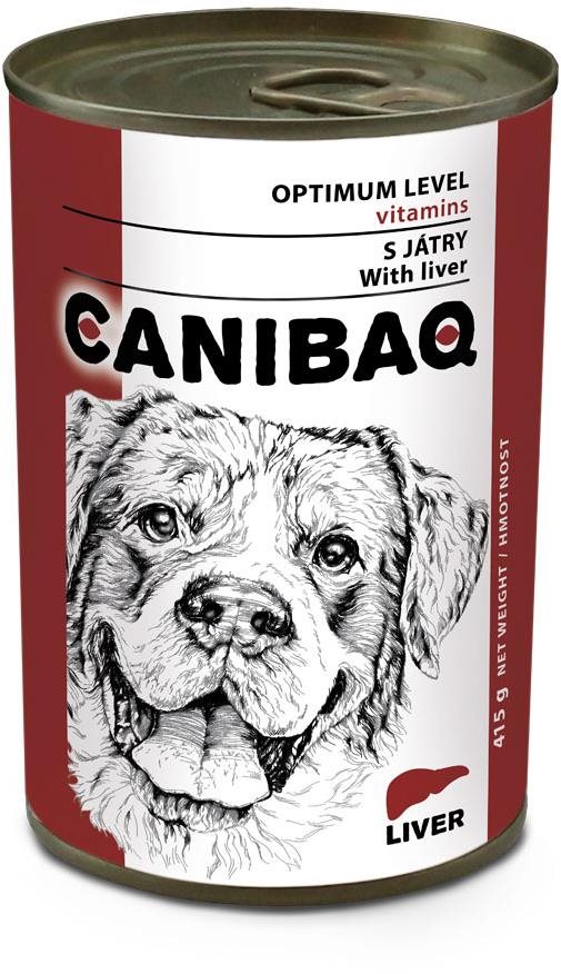 Canibaq Classic Pečeň 415 g Konzerva pre psov