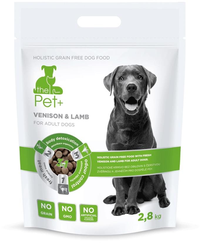 ThePet+ 3 in 1 Dog Adult Venison & Lamb 2,8 kg Granuly pre psov