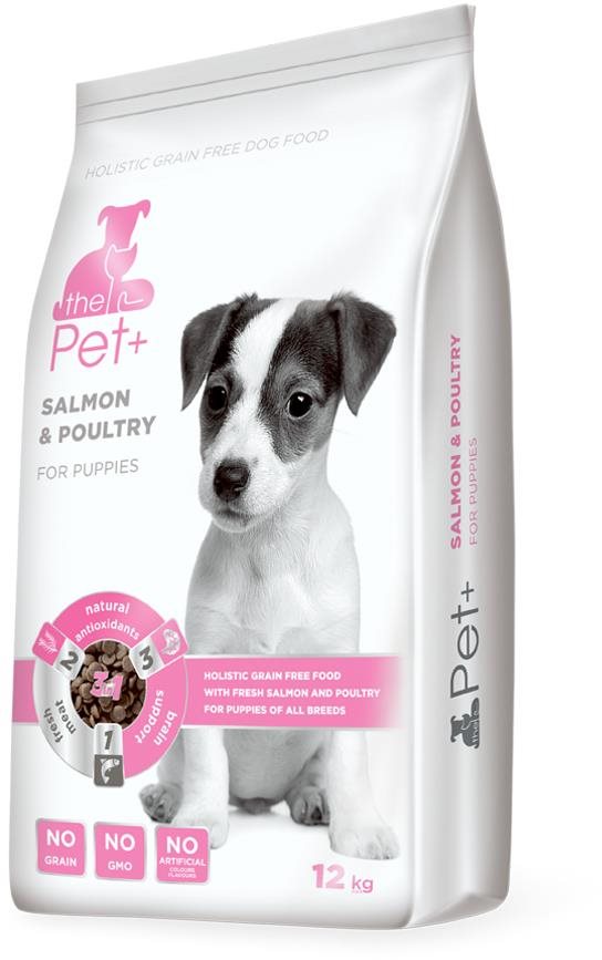 ThePet+ 3 in 1 Dog Puppies Salmon & Poultry 12 kg Granule pre...