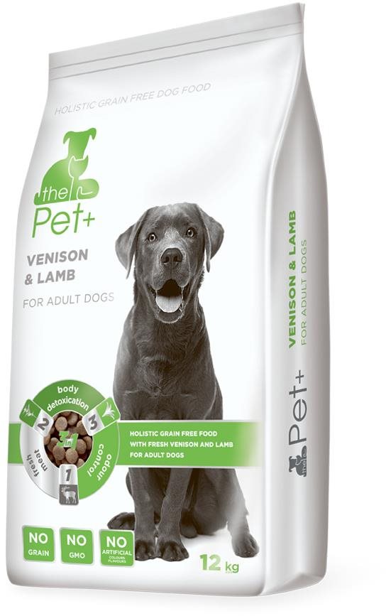 ThePet+ 3 in 1 Dog Adult Venison & Lamb 12 kg Granuly pre psov