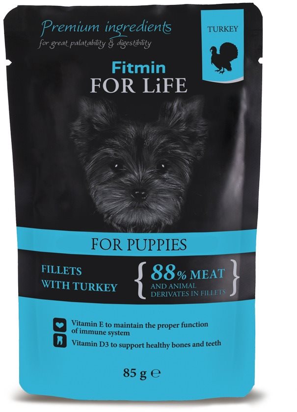 Fitmin For Life Morčacia taštička pre šteňatá 85 g Kapsička pre psov