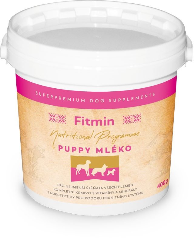Fitmin Instantné mlieko pre šteniatka 400 g Doplnok stravy pre psov