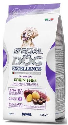 Monge Special Dog Excellence all Breeds GRAIN FREE kačica a zemiaky...