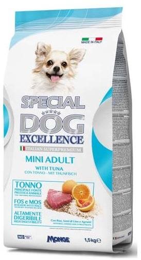 Monge Special Dog Excellence Mini Adult Tuniak 1,5kg Granuly pre psov