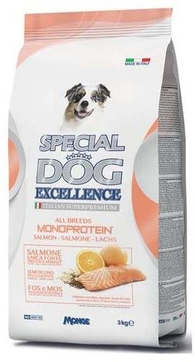 Monge Special Dog Excellence Monoprotein Losos 3 kg Granuly pre psov