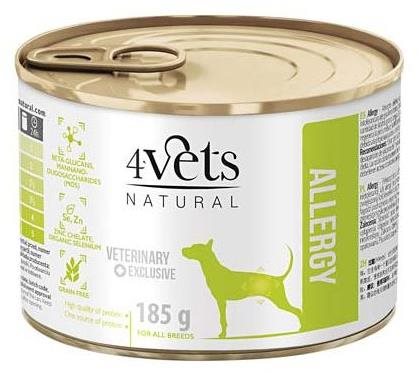 4Vets Natural Veterinary Exclusive allergy Dog Lamb 185 g Diétna...