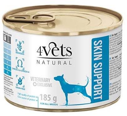 4Vets Natural Veterinary Exclusive SKIN SUPPORT Dog 185 g Diétna...