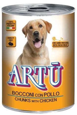 ARTÚ Chunks kura 415 g Konzerva pre psov