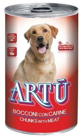 ARTÚ Chunks mäso 1230 g Konzerva pre psov