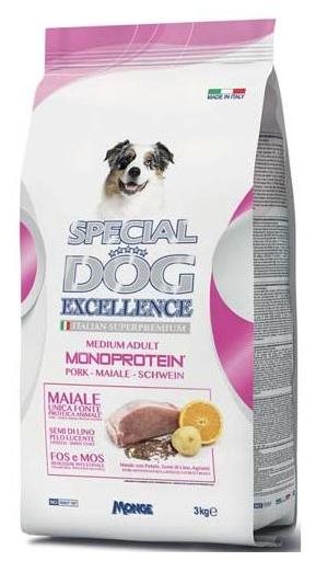 Monge Special Dog Excellence Medium Adult Monoprotein bravčové a...