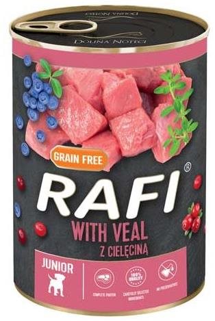 Rafi Junior paštéta teľacia s čučoriedkami a brusnicami 400 g...