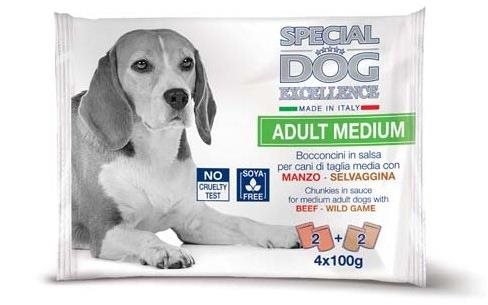 Monge Special Dog Excellence Medium Adult hovädzia a zver multi...