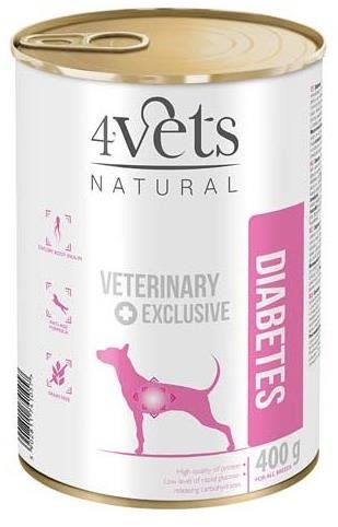 4Vets Natural Veterinary Exclusive Diabetes 400 g Diétna konzerva...