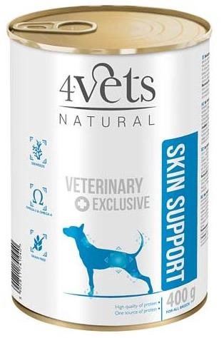 4Vets Natural Veterinary Exclusive Skin Support 400 g Diétna...