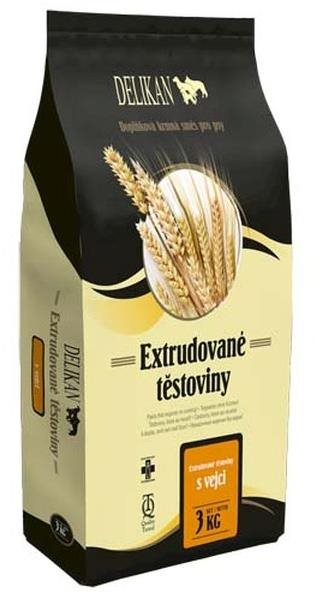 Delikan Instantné extrudované cestoviny s vajcom 3 kg Granuly pre...
