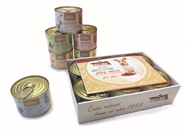 Sokol Mix balenie Sense dog, kuracie 6× 200 g Konzerva pre psov