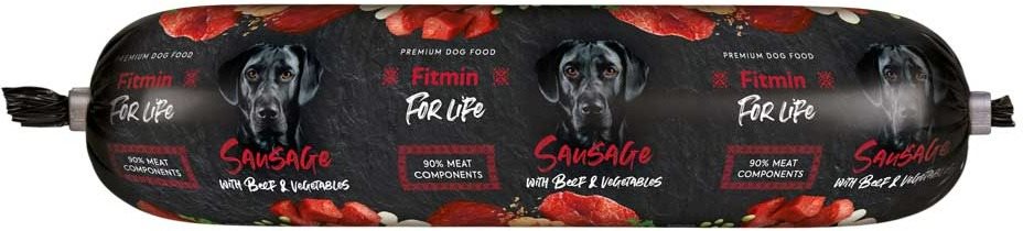 Fitmin For Life Hovädzia saláma so zeleninou, 900 g Saláma pre psov