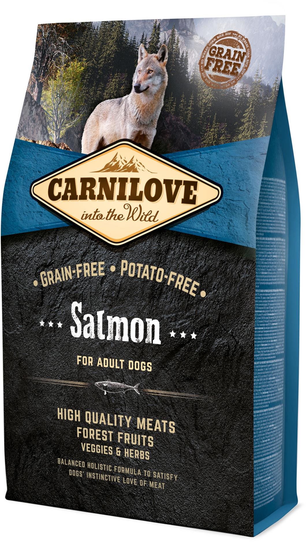 Carnilove Salmon for Adult 4 kg Granuly pre psov