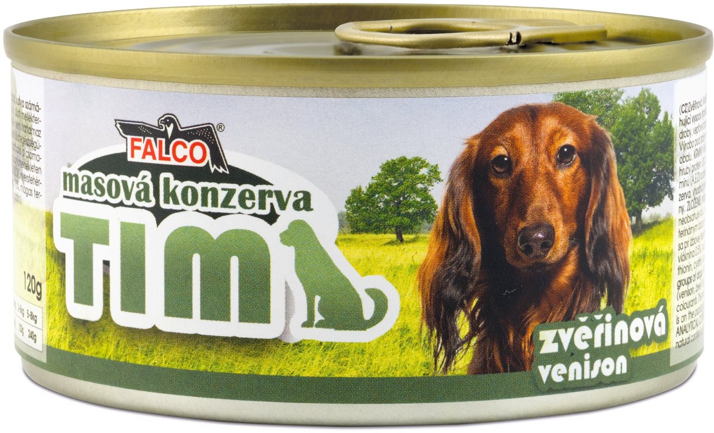 Sokol Falco TIM zverinová 120 g Konzerva pre psov
