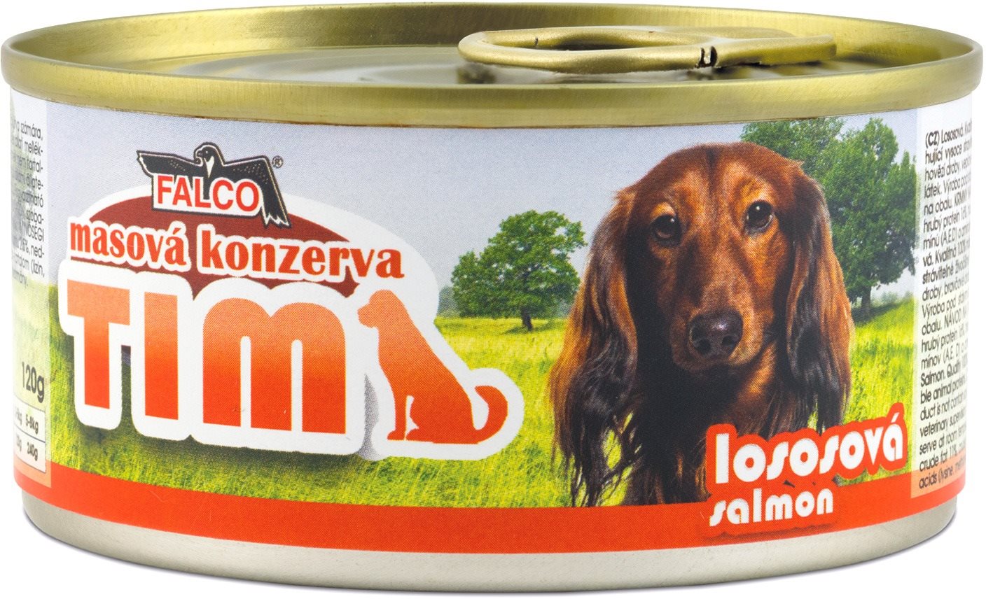 Sokol Falco TIM lososová 120 g Konzerva pre psov