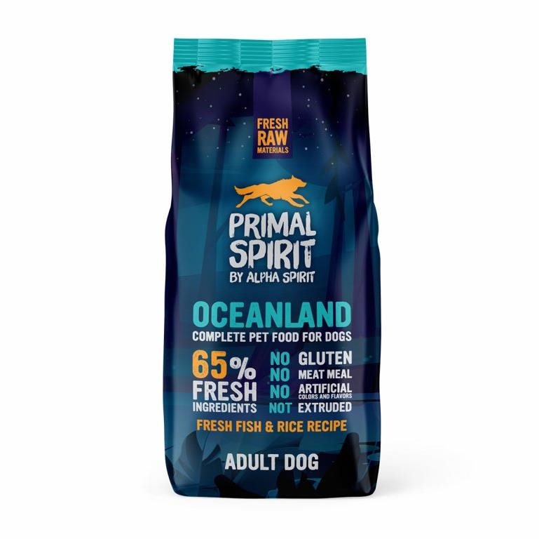 Primal Spirit Dog Oceanland 65 % 12 kg Granuly pre psov