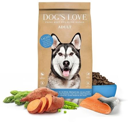 Dog's Love granule Losos Adult 2 kg Granuly pre psov