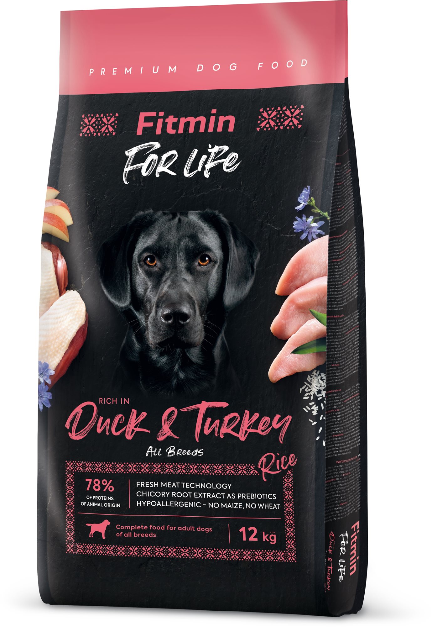 Fitmin  For Life Dog Duck & Turkey 12 kg Granuly pre psov