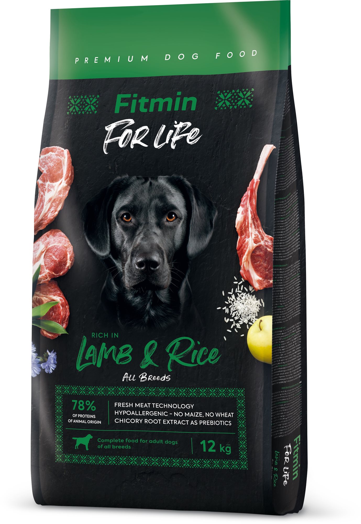Fitmin  For Life Dog Lamb & Rice 12 kg Granuly pre psov