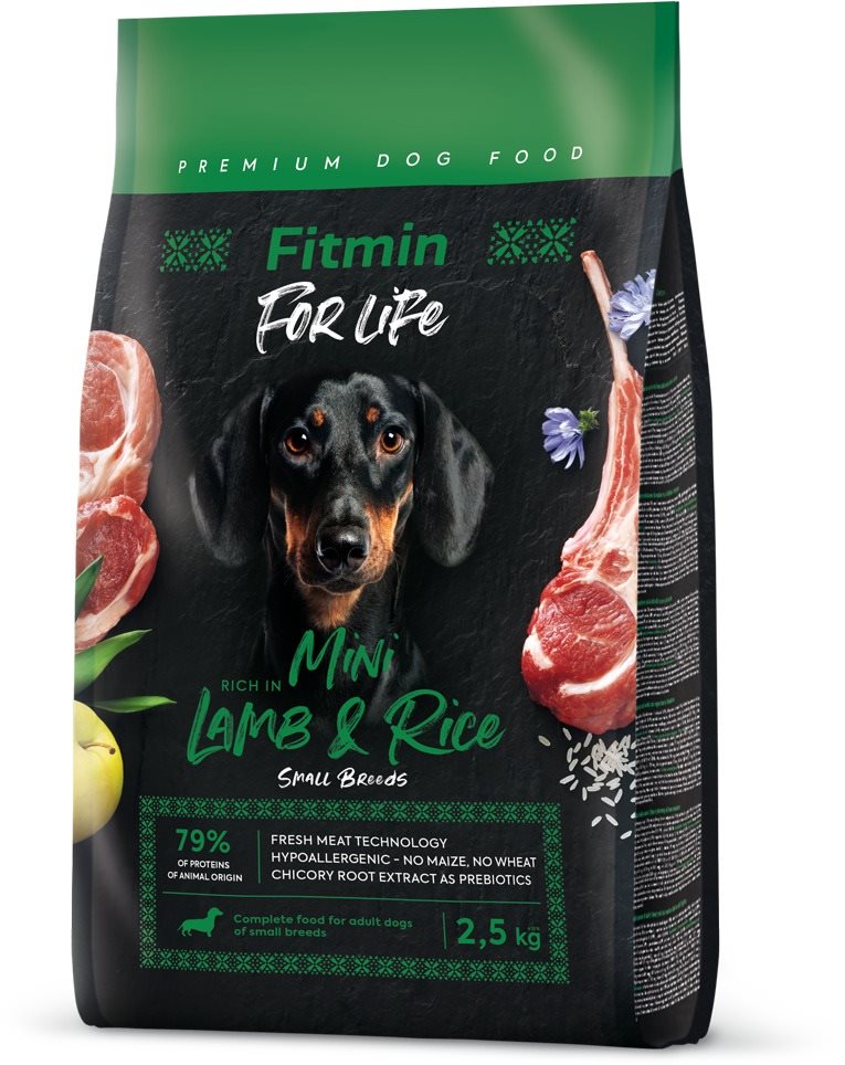 Fitmin  For Life Dog Lamb & Rice Mini 2,5 kg Granuly pre psov