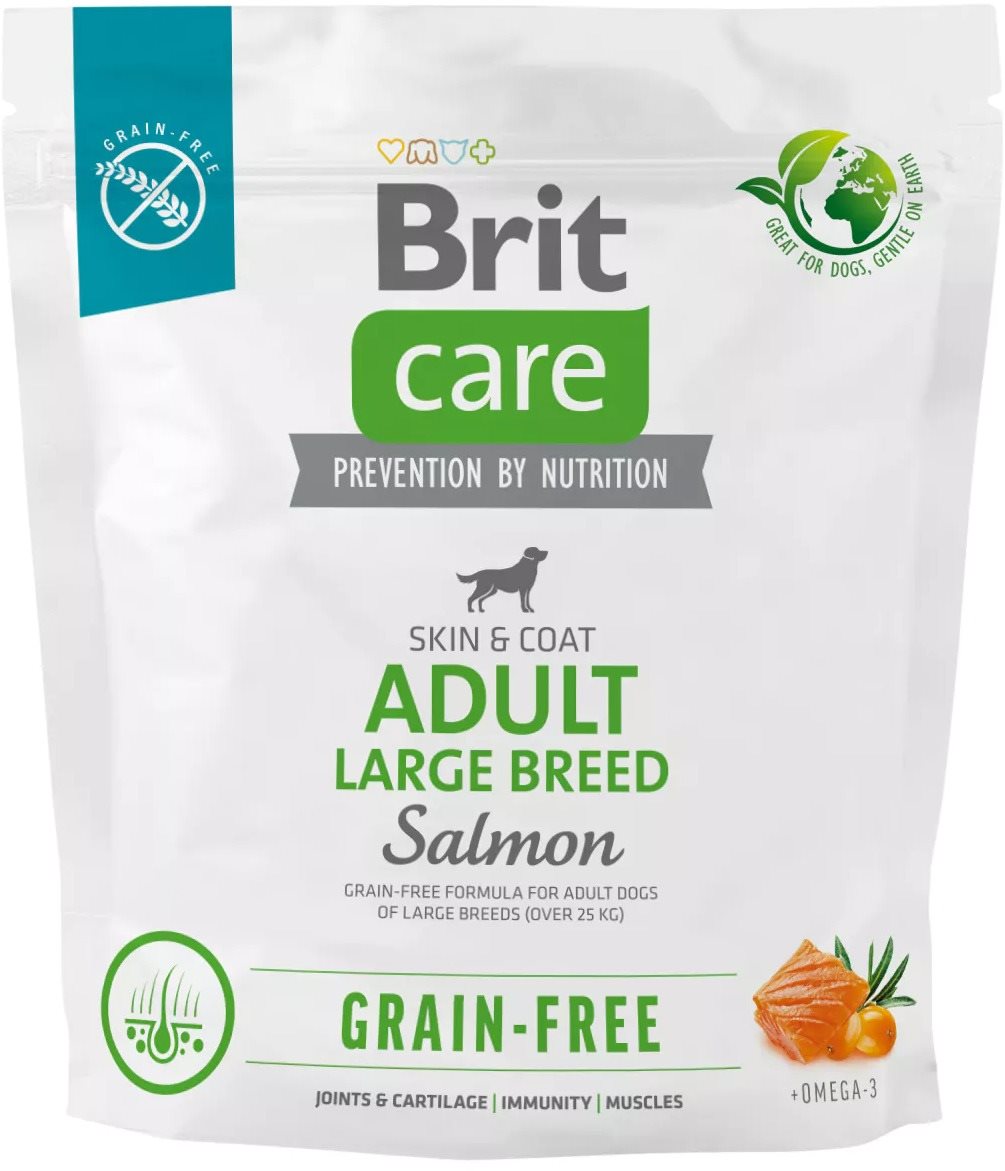 Brit Care Dog Grain-free s lososom Adult Large Breed 1 kg Granuly...