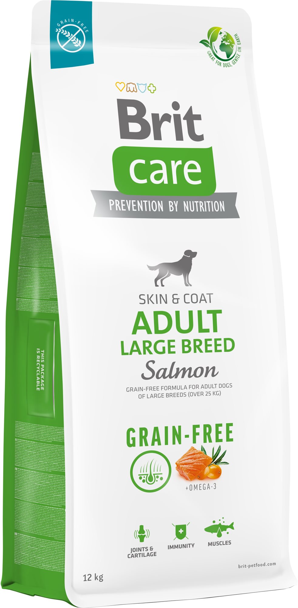 Brit Care Dog Grain-free s lososom Adult Large Breed 12 kg Granuly...