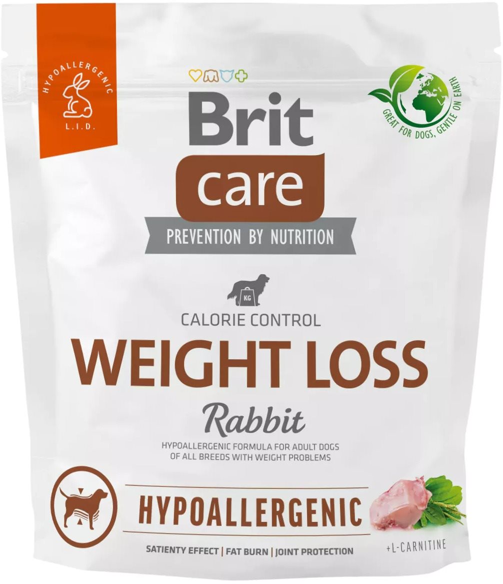 Brit Care Dog Hypoallergenic s králičím Weight Loss 1 kg Granuly...