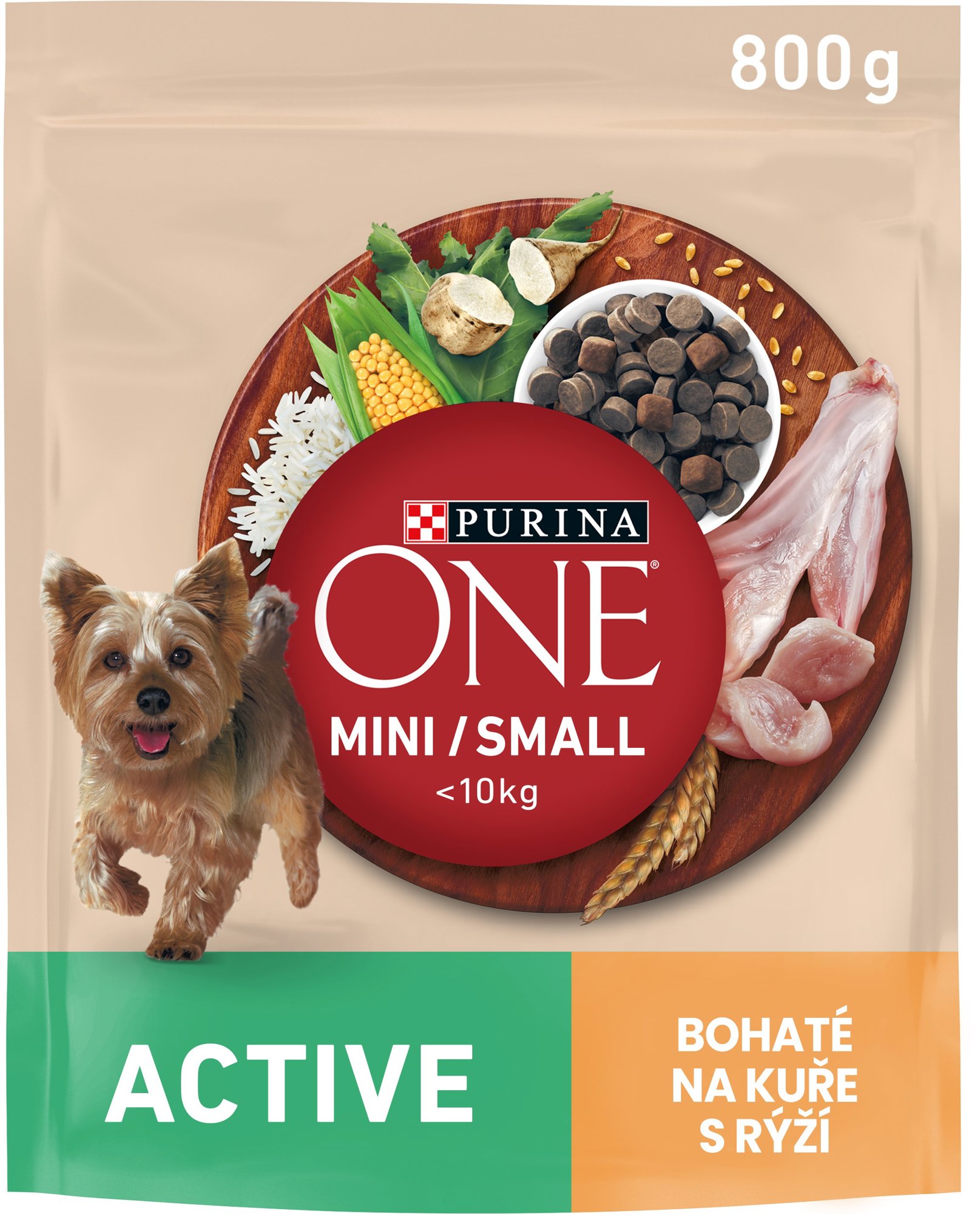 PURINA ONE active dog kura 800 g Granuly pre psov