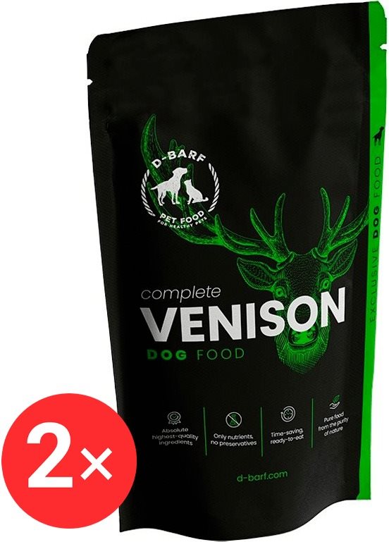 D-BARF divina kompletka 2× 150 g Kapsička pre psov