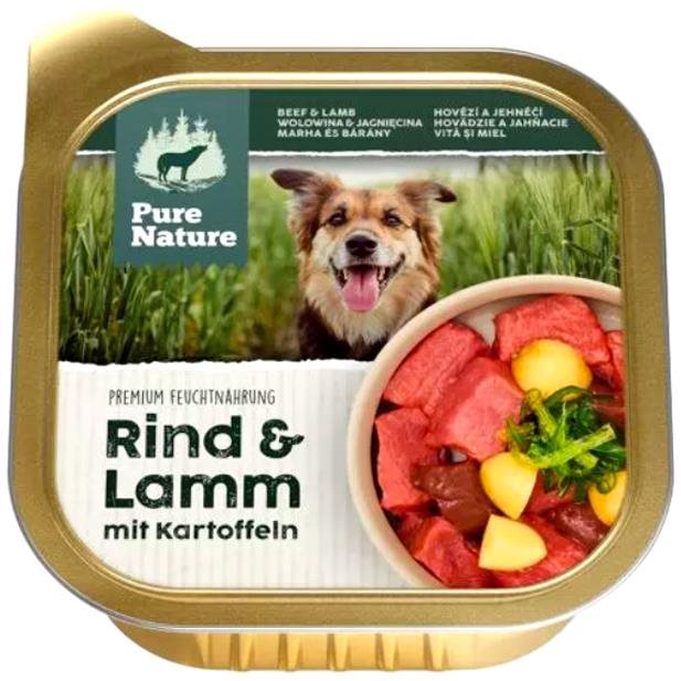 Pure Nature Dog Adult paštéta Hovädzie a Jahňacie 150 g Paštéta pre...