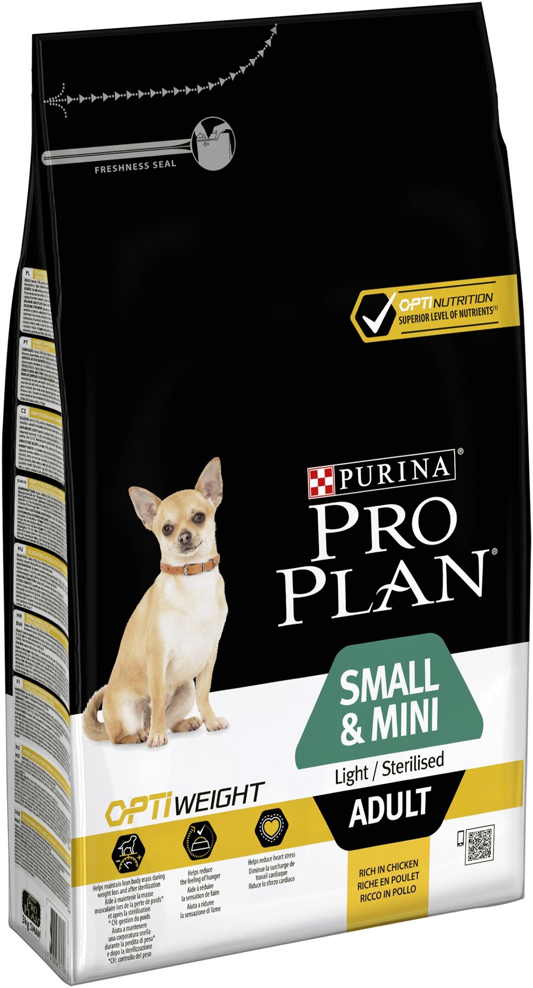 Pro Plan small light sterilised kura 3 kg Granuly pre psov