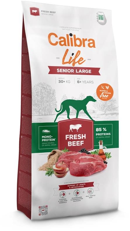 Calibra Dog Life senior large fresh beef 2,5 kg Granuly pre psov