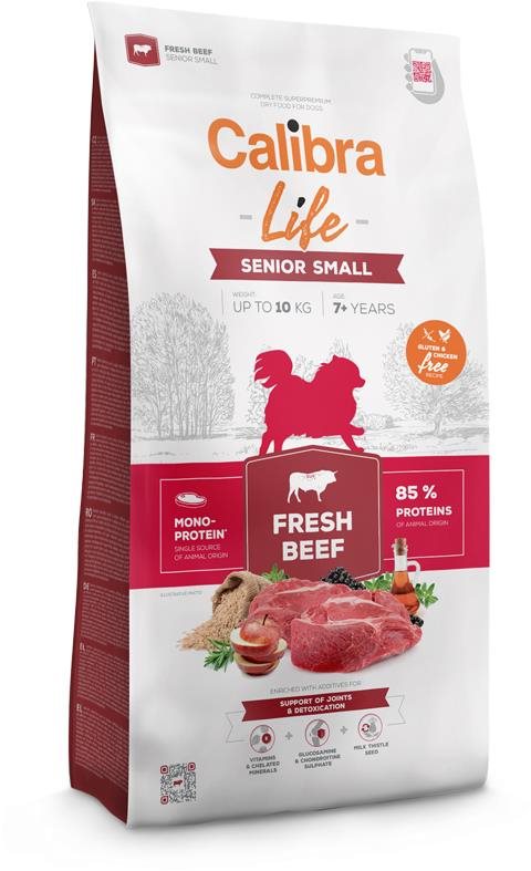 Calibra Dog Life senior small fresh beef 1,5 kg Granuly pre psov