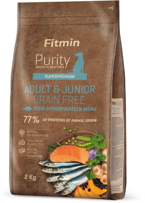 Fitmin Purity Dog grain free Adult & Junior Fish Menu 2 kg Granule...