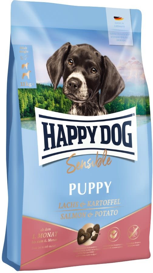 Happy Dog Sensible Puppy Salmon & Potato 1 kg Granule pre šteniatka