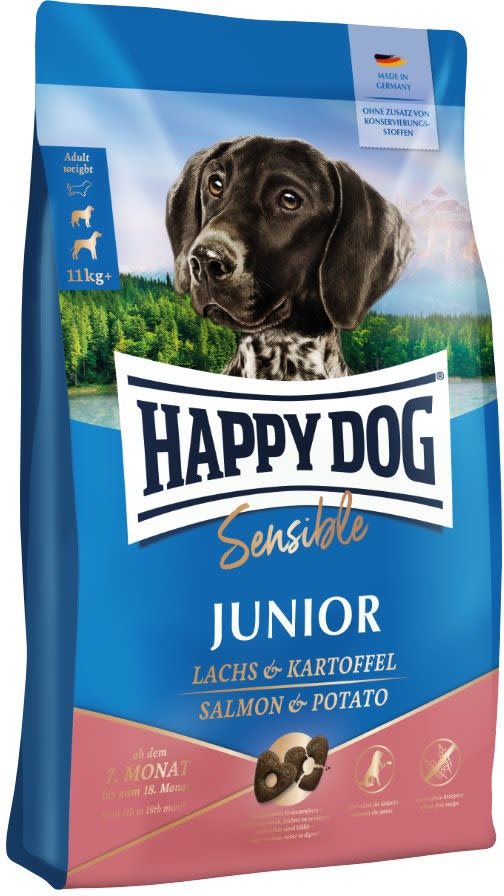 Happy Dog Sensible Junior Salmon & Potato 1 kg Granule pre šteniatka