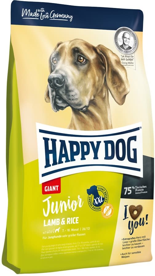 Happy Dog Junior Giant Lamb & Rice 15 kg Granule pre šteniatka
