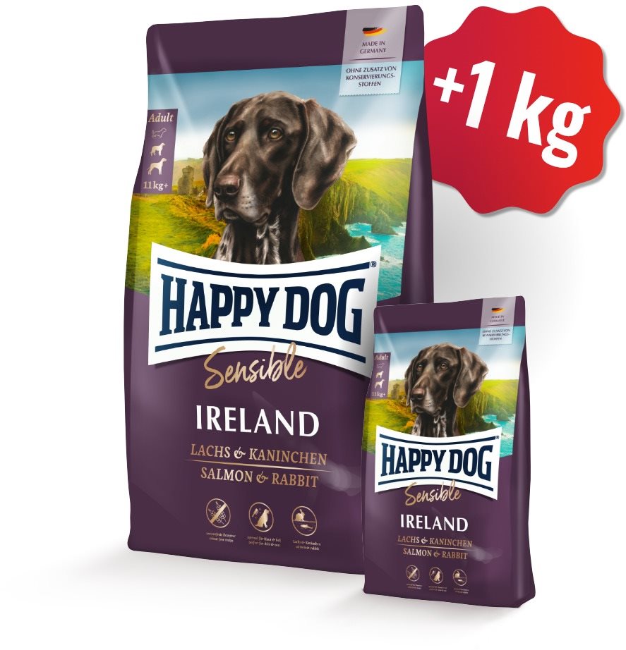 Happy Dog Ireland 12,5 + 1 kg Granuly pre psov