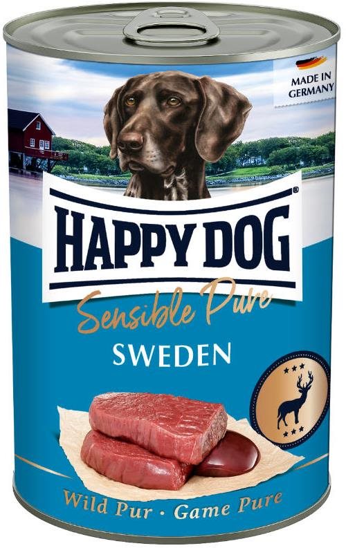 Happy Dog Wild Pur Sweden 400 g Konzerva pre psov