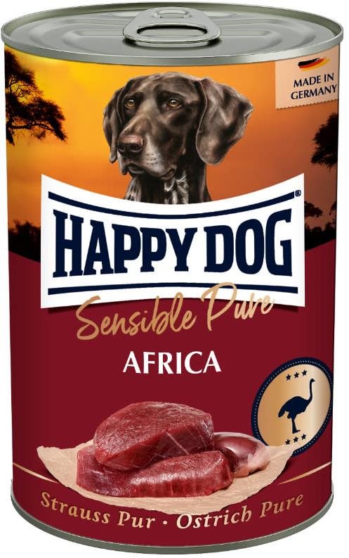 Happy Dog Strauß Pur Africa 400 g Konzerva pre psov