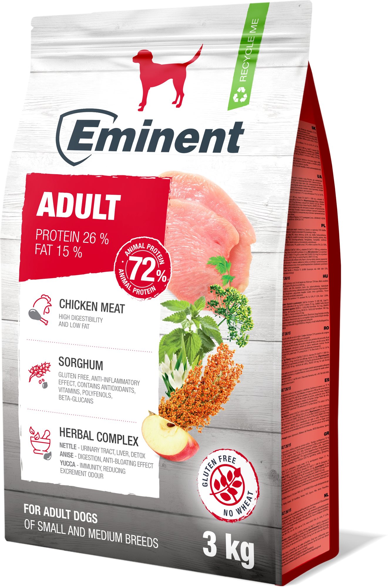 Eminent Adult High Premium 3 kg Granuly pre psov