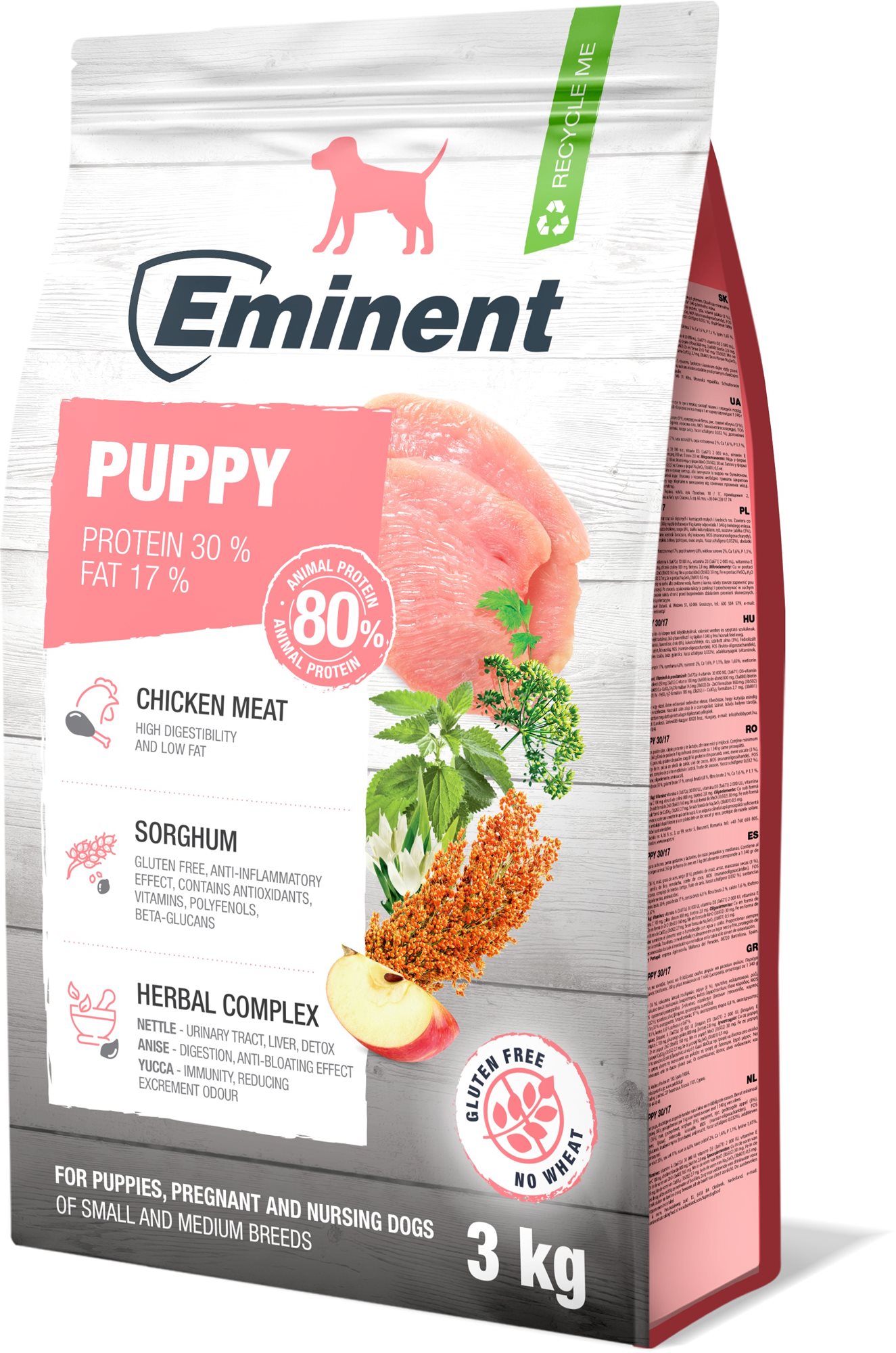 Eminent Puppy High Premium 3 kg Granule pre šteniatka
