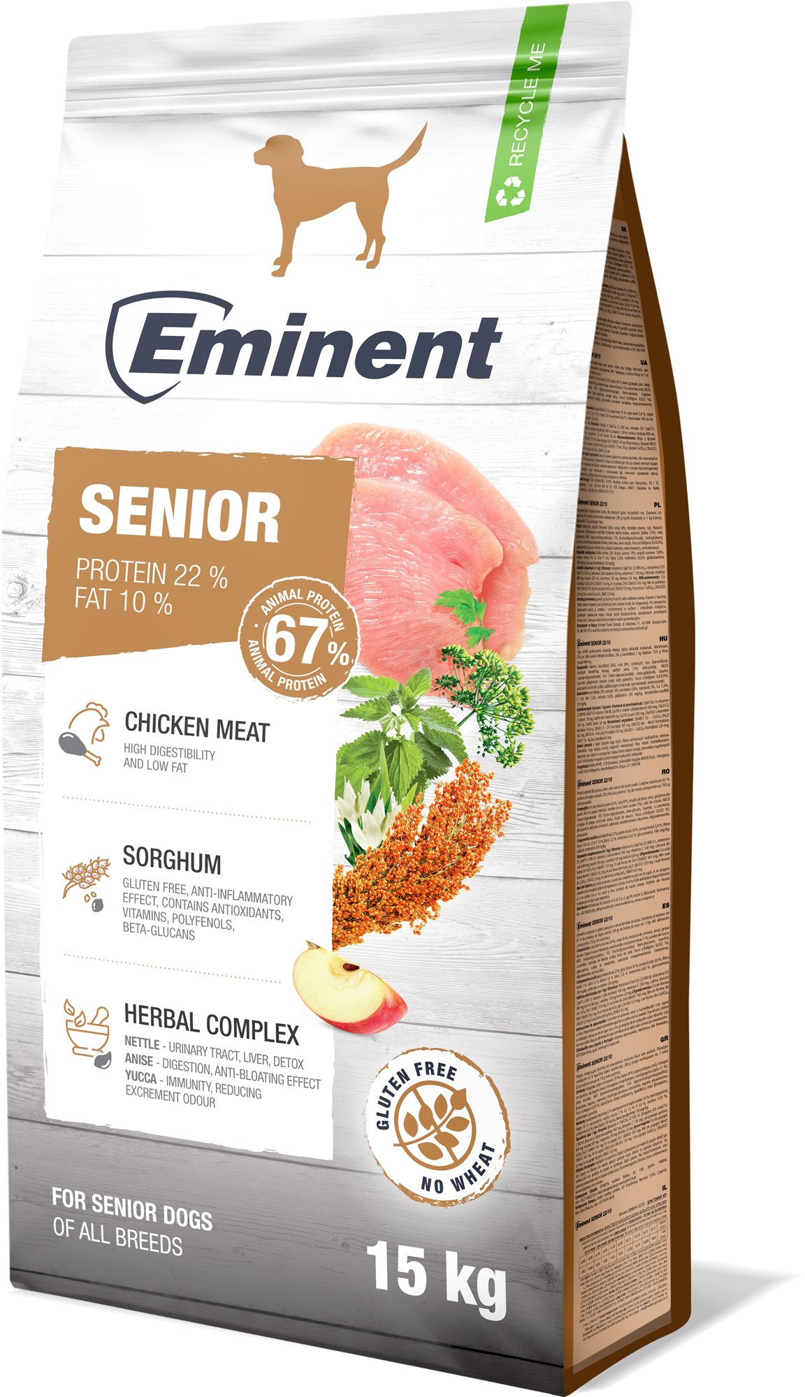 Eminent Senior High Premium 15 kg Granuly pre psov