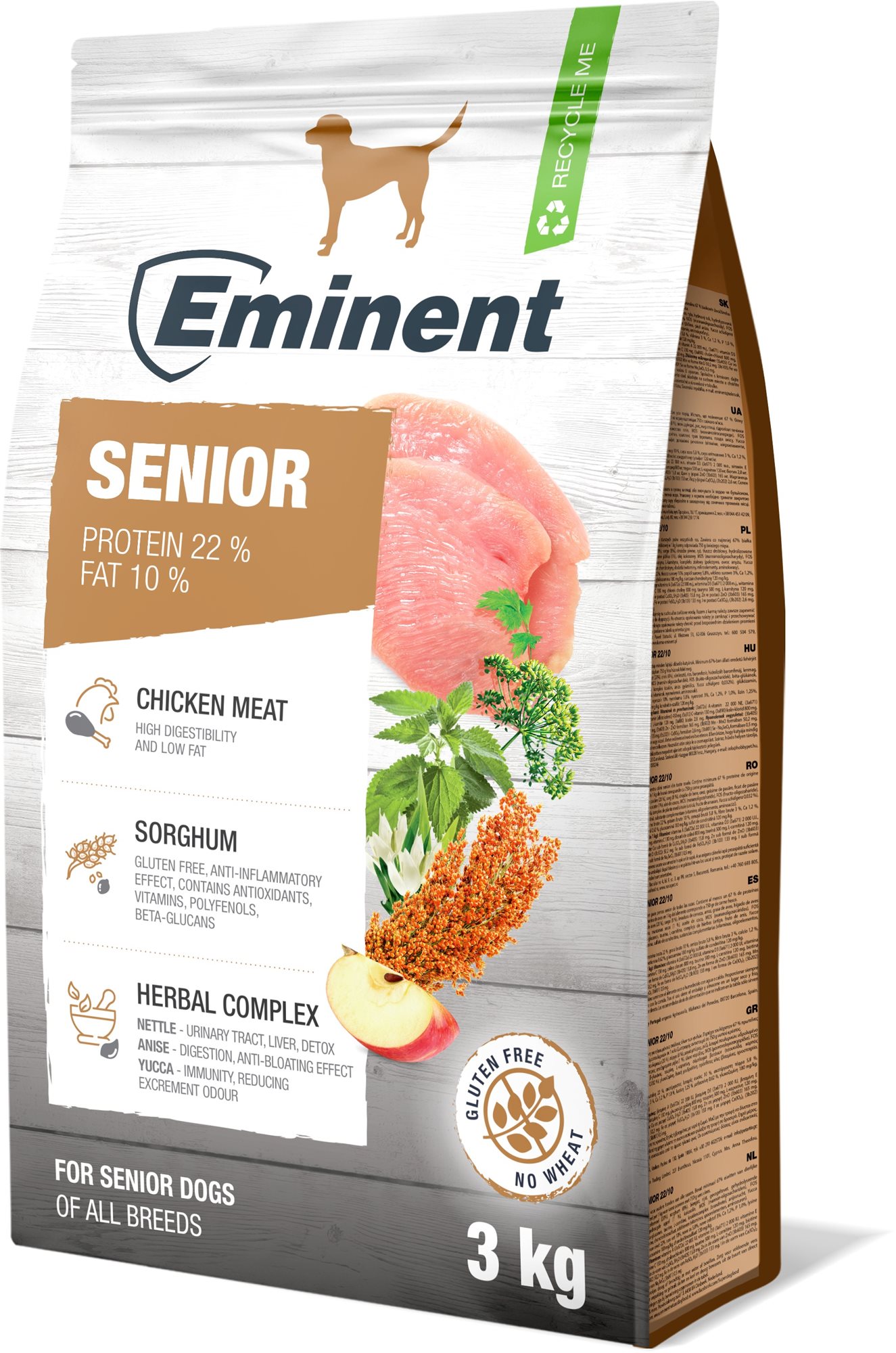 Eminent Senior High Premium  3 kg Granuly pre psov
