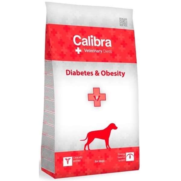 Calibra VD Dog Diabetes & Obesity 12 kg Diétne granule pre psov